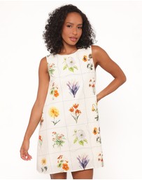 Petal & Pup - Elordi Mini Dress - Multi Flowers
