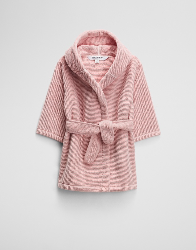 Country Road - Mara Australian Cotton Kids Hooded Robe