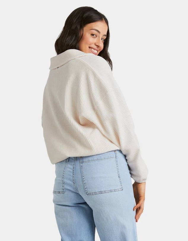 Billabong - Womens Good Day 2 Polo Long Sleeve Shirt