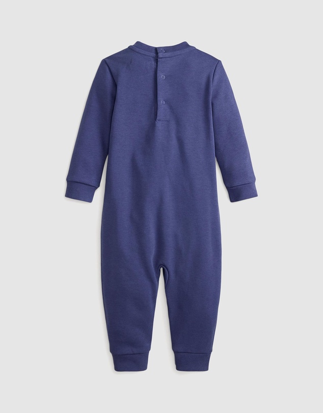 Polo Ralph Lauren - Logo French Terry Coverall - ICONIC EXCLUSIVE - Babies