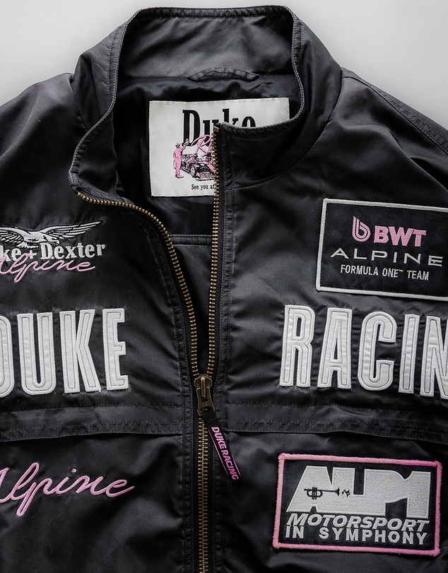 Duke + Dexter - Alpine Formula One Team Washed Black Trackside Jacket