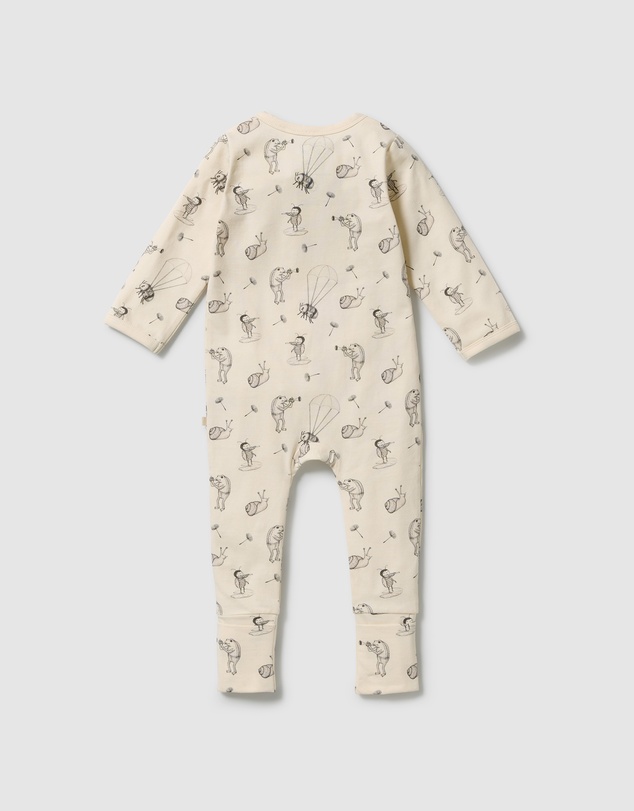 Wilson & Frenchy - Organic Zipsuit with Feet - Babies