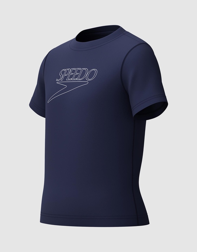 Speedo - SS Classic Logo Rashie - Kids-Teens
