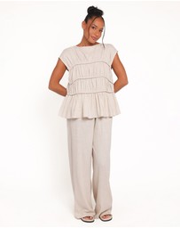 Petal & Pup - Shyla Pant Set - Oatmeal