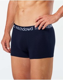 Mitch Dowd - Mens Bamboo Trunk 3 Pack - Navy