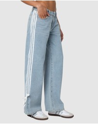 EDIKTED - Washed Low Rise Ribbon Jeans