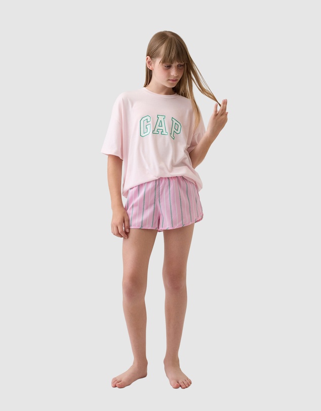 GAP - French Exclusive Oversized Logo Short Pyjama Set - Kids-Teens