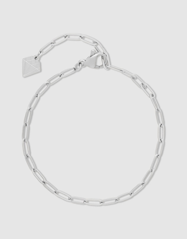 Wanderlust + Co - Petite Harper Silver Essential Chain Bracelet