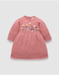 Purebaby - Cosy Knitted Dress -Kids-Babies