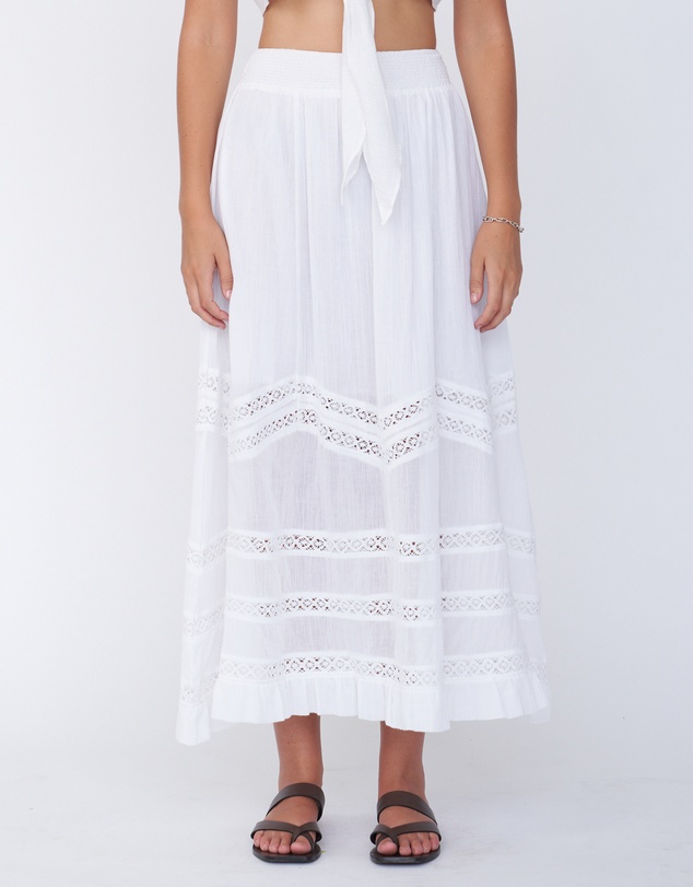 Amelius - Lacey Elasticated Skirt