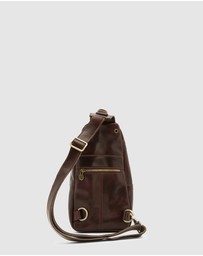 Republic of Florence - Valerio Brown Leather Sling Bag