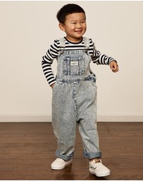 Goldie + Ace - AUSTIN VINTAGE WASHED DENIM OVERALLS