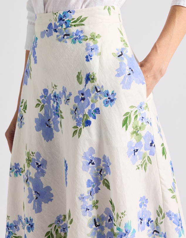 David Lawrence - Jacinda Linen Skirt