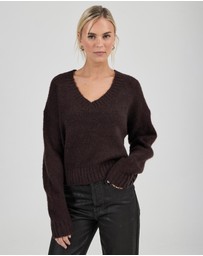 Rolla's - Tomboy V Neck Knit Top