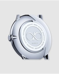 August Berg - Serenity Link 40mm Deep Blue Silver Watch