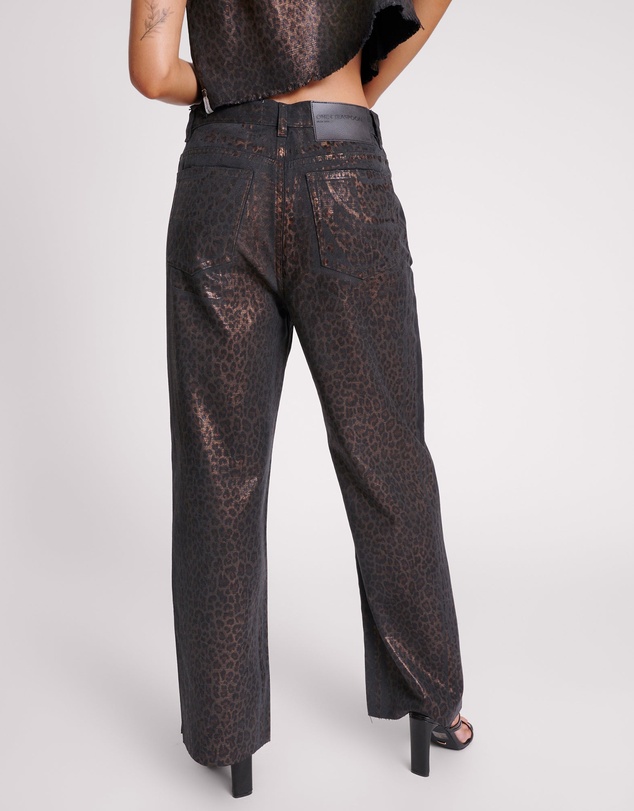 ONE TEASPOON - Night Animal Straight Leg Mid Waist Denim Billie Jeans