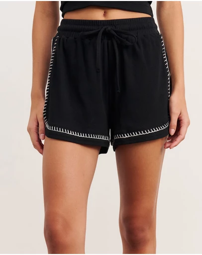 Jag - Celina Blanket Stitch Short