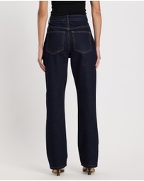Minima Esenciales - High Rise Straight Leg Jeans