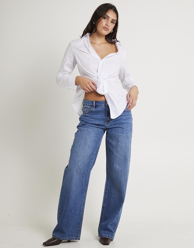 Subtitled - Maylee Low Rise Relaxed Denim Jeans