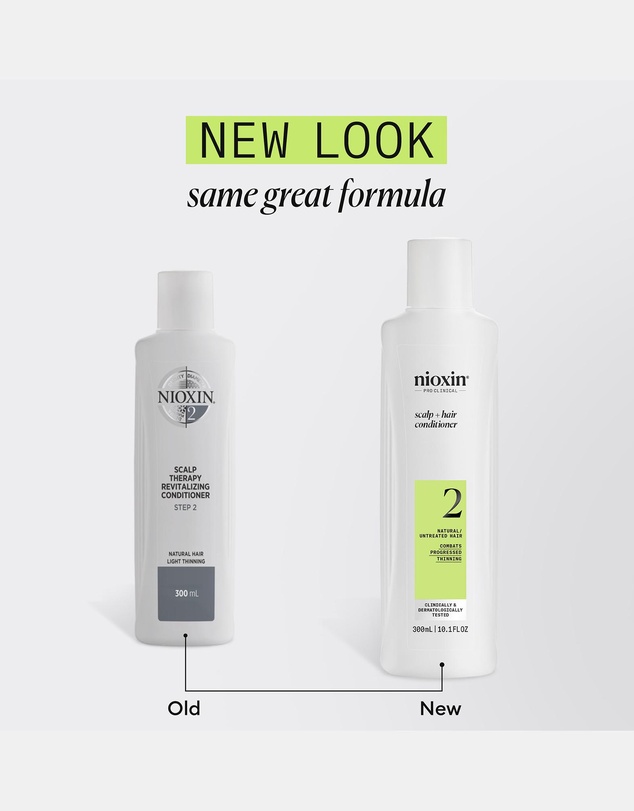 Nioxin - Nioxin System 2 Scalp + Hair Conditioner - Hair Thickening Conditioner For Natural Hair With Progressed Thinning 300ml