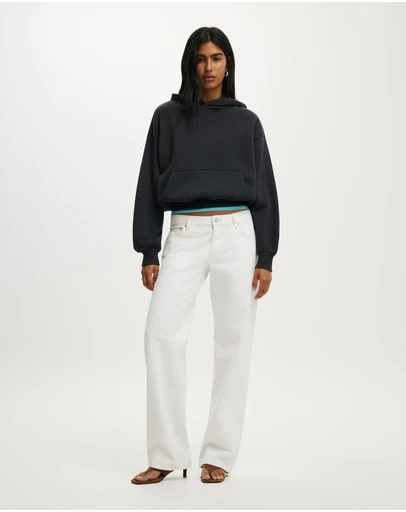 Cotton On - Boxy Fleece Hoodie