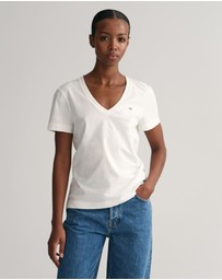 Gant - Shield V-Neck T-Shirt