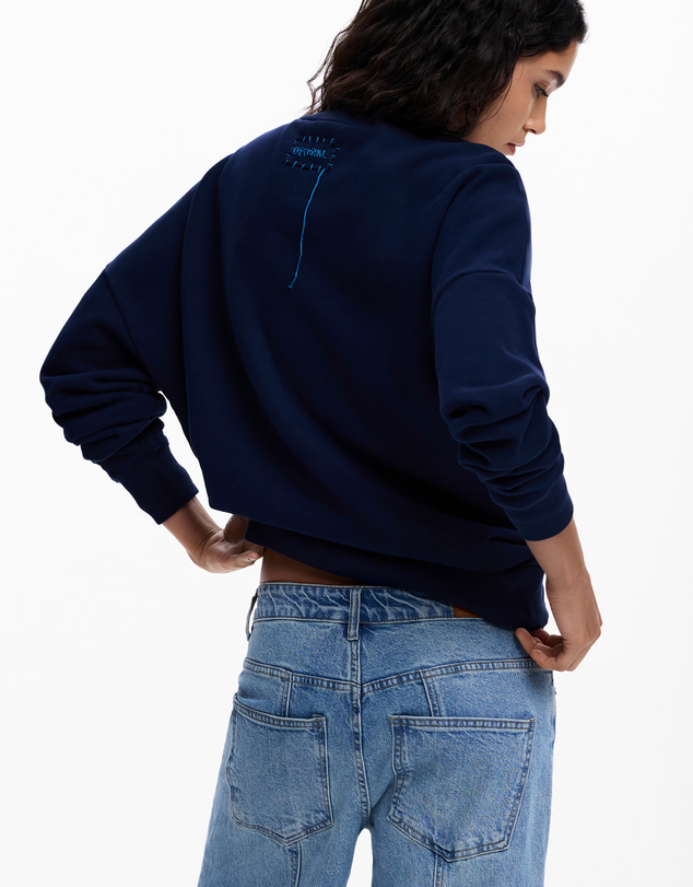 Desigual - Sweatshirt with large flower