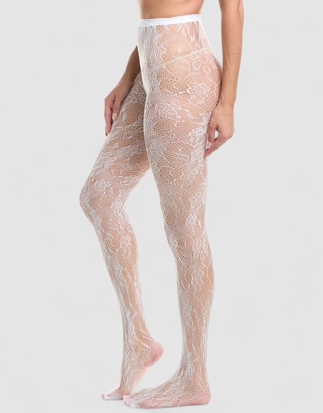 High Heel Jungle - Venise Lace Fishnet Tights