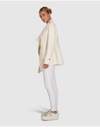 Belle & Bloom - Bad Girl Wool Blend Moto Coat