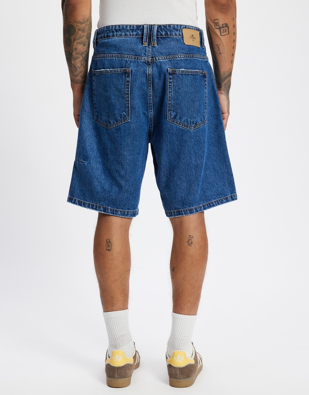 Thrills - Mid Slacker Relaxed Long Denim Shorts