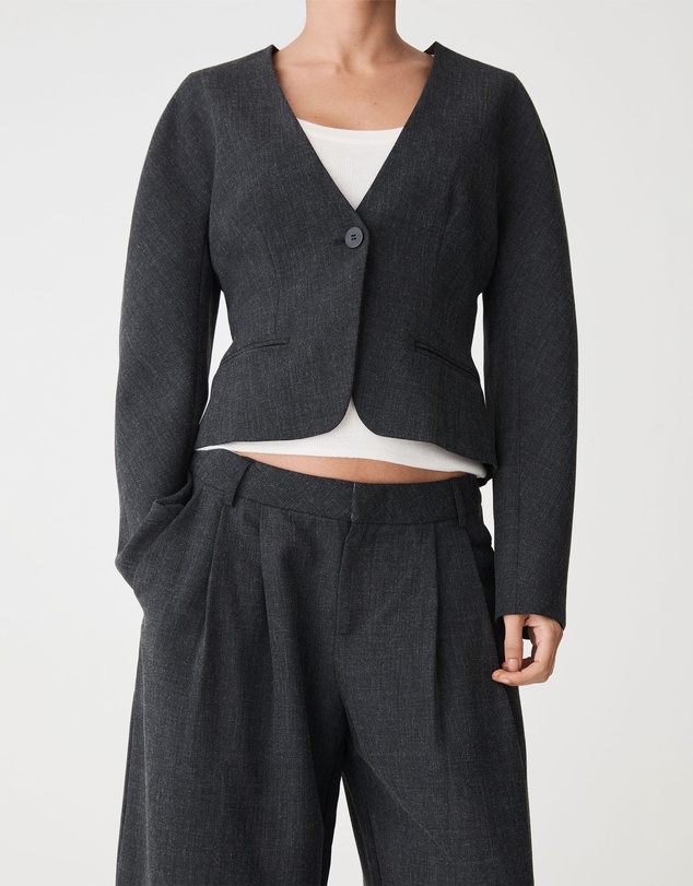 Forcast - Pippa Rounded Shoulder Blazer