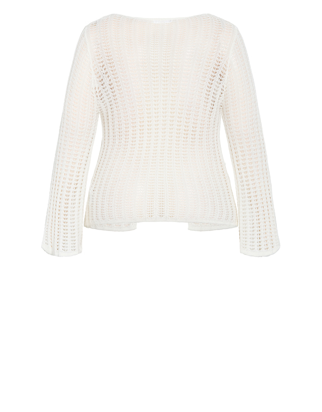 City Chic - Plus size Crochet Tie Knit Cardigan