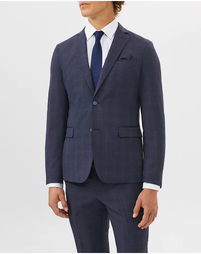 Van Heusen - Wool Blend Check Suit Jacket