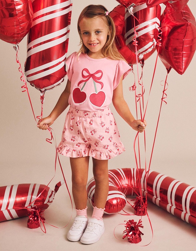 Huxbaby - Cherry Pie Frilly Skort - Babies