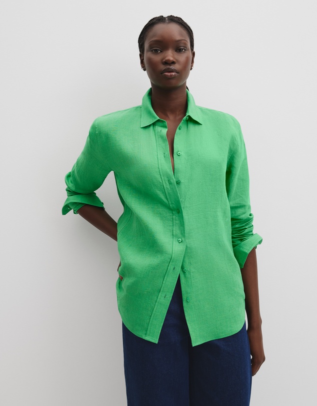 Organically Grown Linen Shirt by Country Road Online | THE ICONIC | New  Zealand