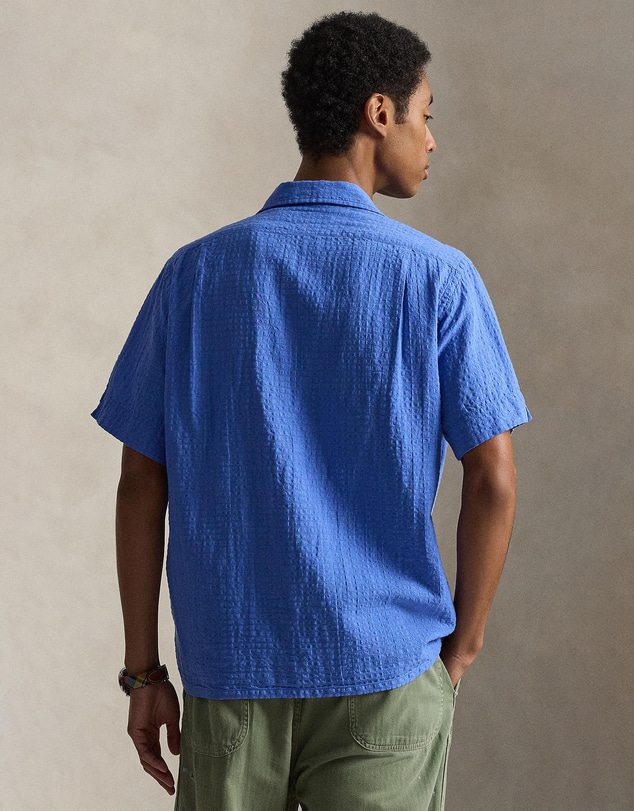 Polo Ralph Lauren - Classic Fit Linen-Blend Seersucker Shirt