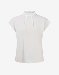Forcast - Tiara High Neck Shell Top