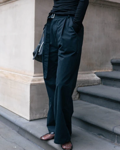Style Addict - Belted Relaxed Trousers