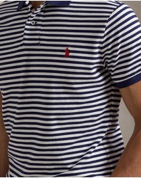 Polo Ralph Lauren - Custom Slim Fit Striped Mesh Polo Shirt