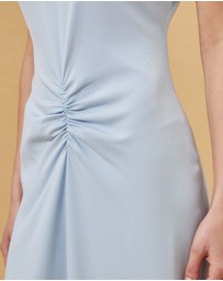 CHANCERY - Pia Ruched Waist Slinky Gown