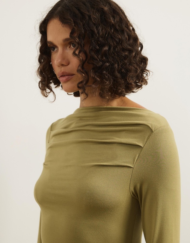 Atmos&Here - Etta Draped Jersey Top