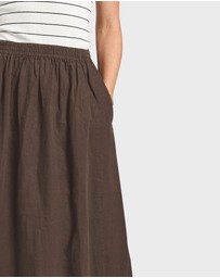 Academy Brand - Gladys Linen Skirt
