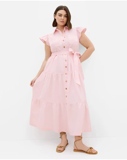City Chic - Kelise Cotton Maxi Dress