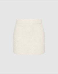 FRIEND of AUDREY - Nyra Boucle Knit Mini Skirt