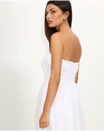 Dazie - Heatwave Strapless Maxi Dress