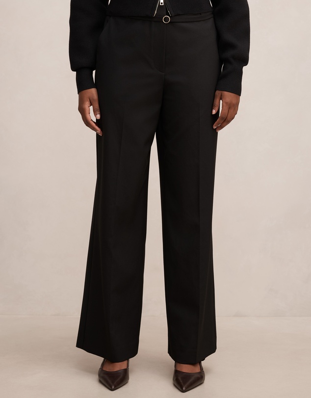 Forever New Petite - Kyla Petite Belted Straight Leg Pants