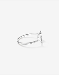 Michael Hill - Open Heart Ring in Sterling Silver