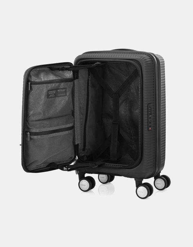 American Tourister - Curio 2  Spinner 55cm EXP TSA Book Opening