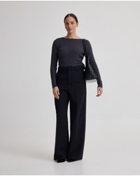 Oxford - Erin Striped Boatneck Knit