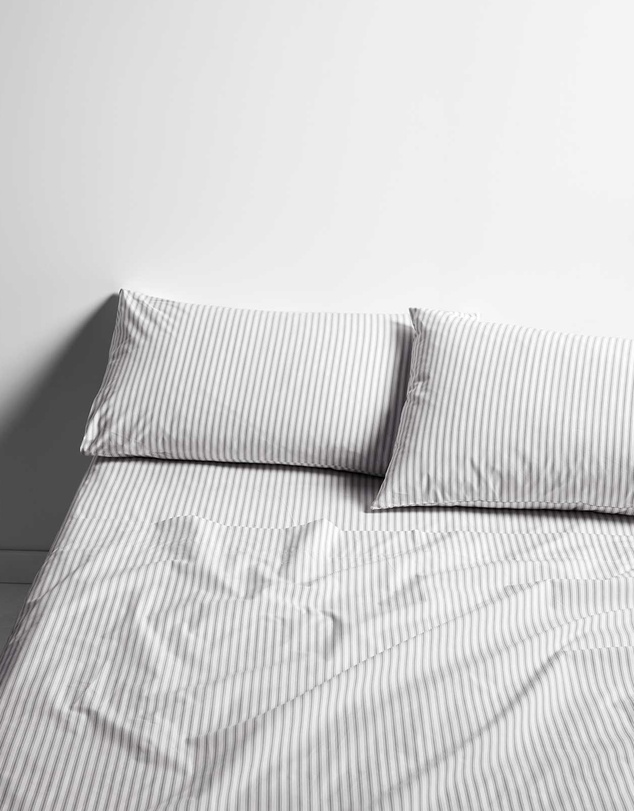 Aura Home - Ticking Stripe Sheet Set